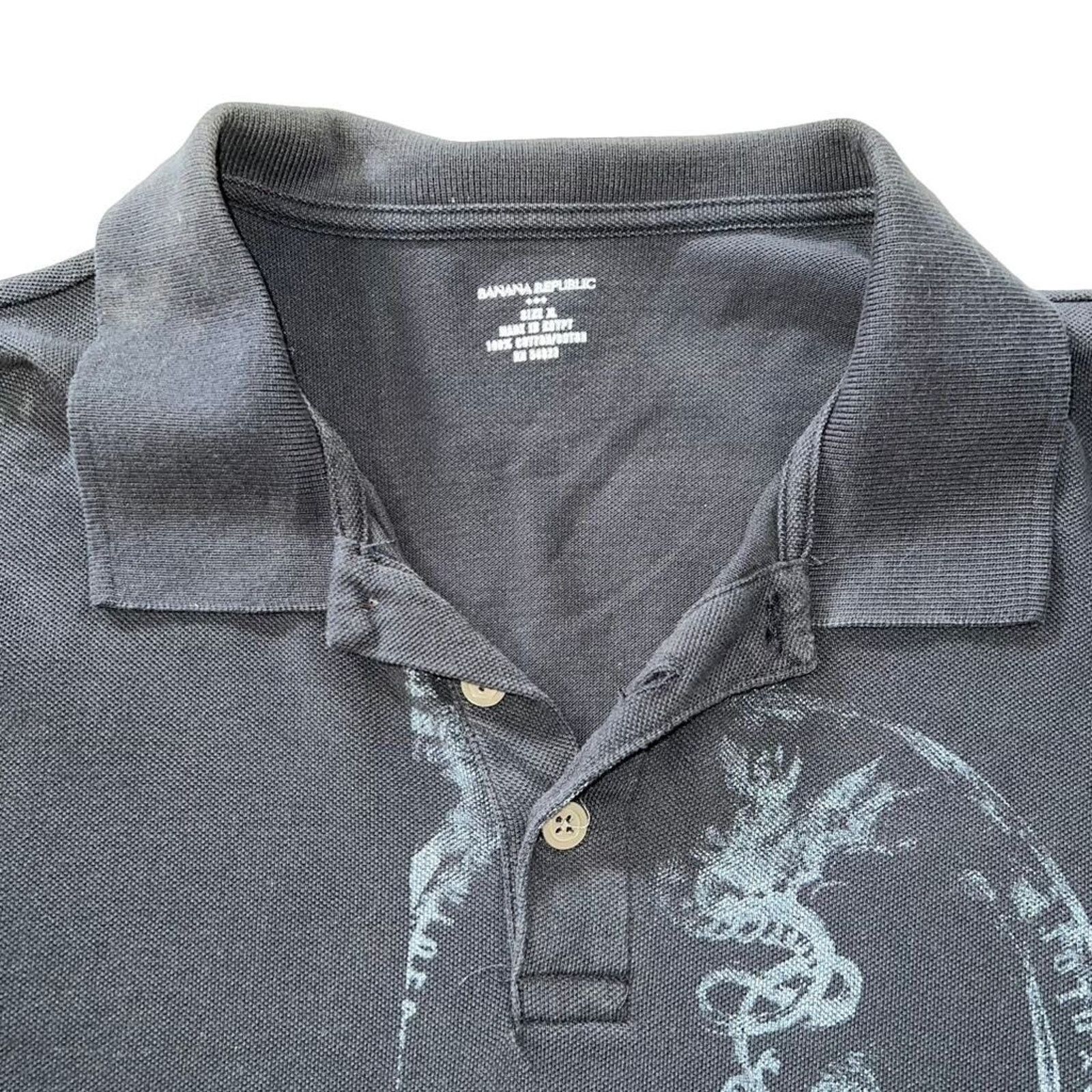 Banana Republic Banana Republic Polo T Shirt Short Sleeve Collared Pullover Size US XL / EU 56 / 4 - 3 Thumbnail