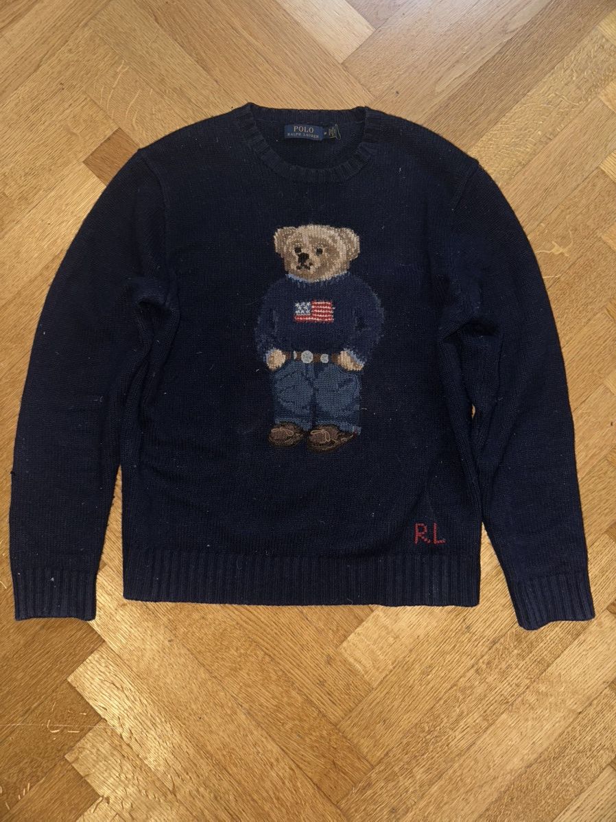 Polo Ralph Lauren Polo Ralph Lauren bear knit sweater Size US M / EU 48-50 / 2 - 1 Thumbnail
