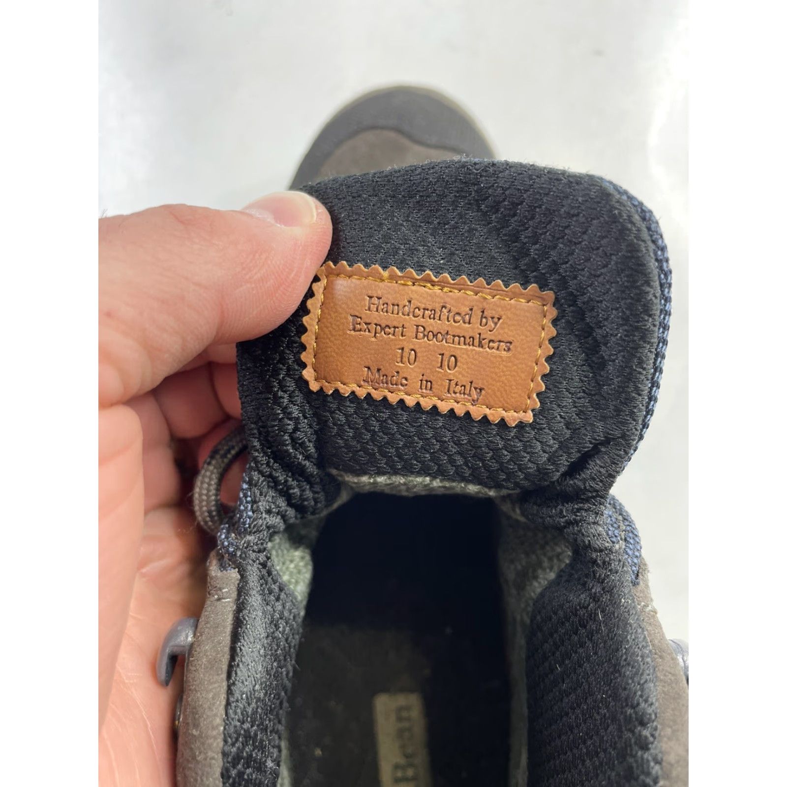 Vintage VINTAGE LL Bean Gore-Tex Boots Vibram Suede Hiking Boots Mens 8 M Gray Leather Rubber Outsole Suede Upper Pop Size US 8 / EU 41 - 4 Thumbnail