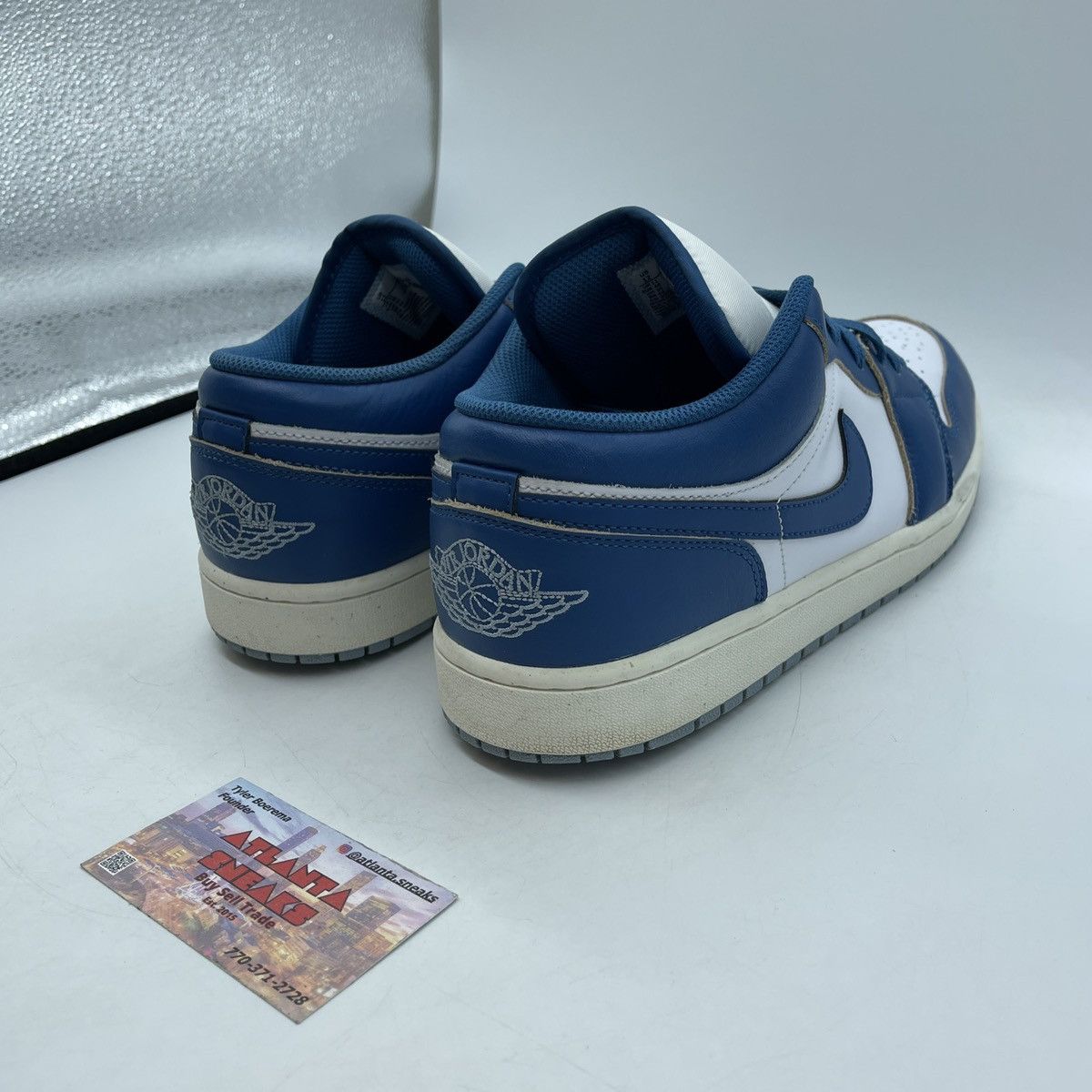Jordan Brand Air Jordan 1 low industrial blue Size US 11 / EU 44 - 5 Thumbnail