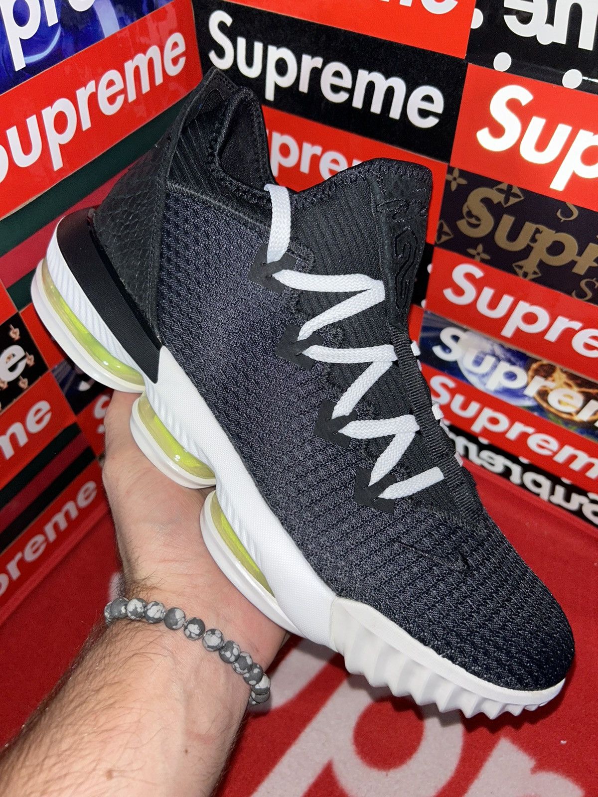 Nike Nike LeBron 16 Low 'Black Python' CI2668-004 12 NEW W/BOX Size US 12 / EU 45 - 8 Thumbnail