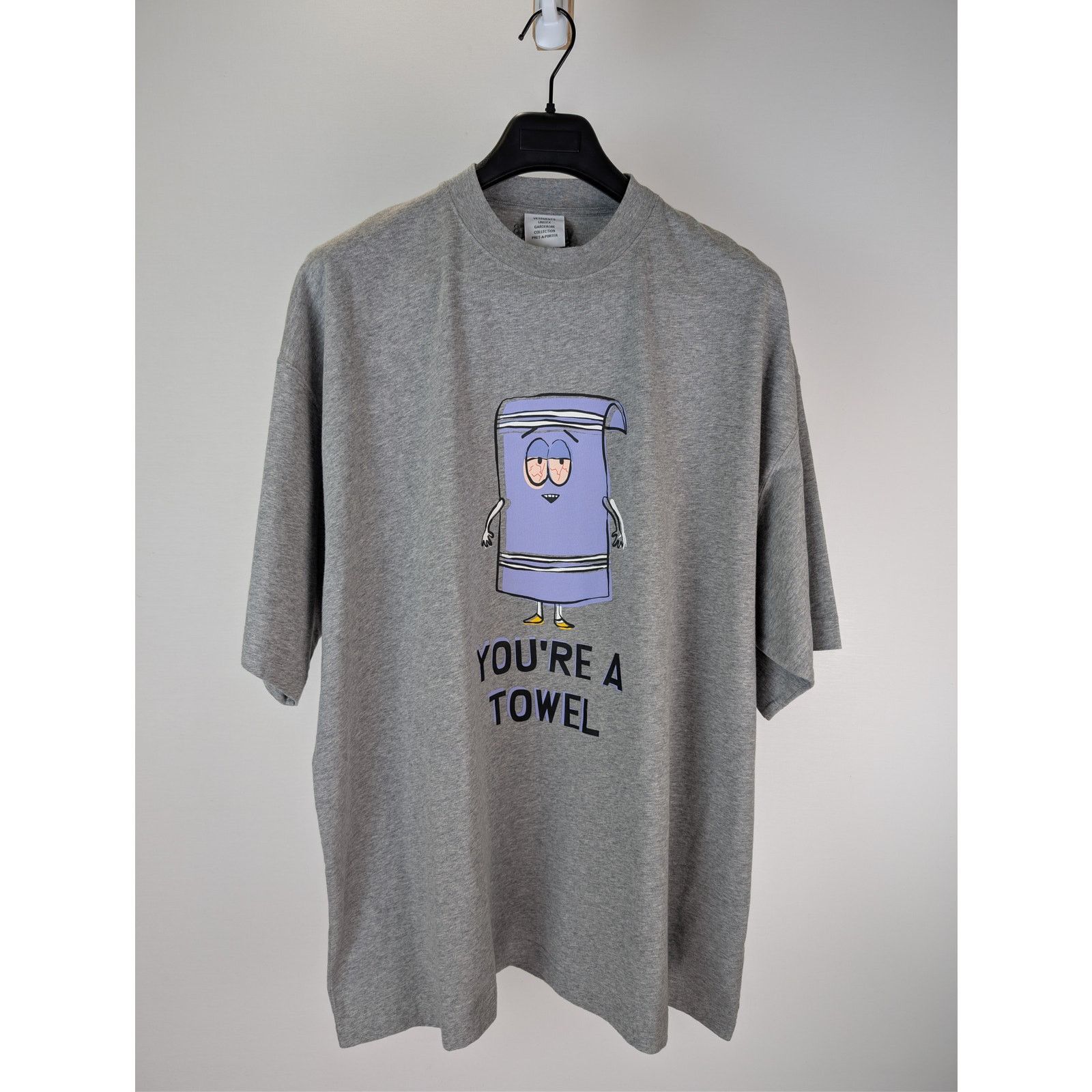Vetements o1rshd1 Graphic Print Oversized T-Shirt in Grey Size US M / EU 48-50 / 2 - 8 Thumbnail