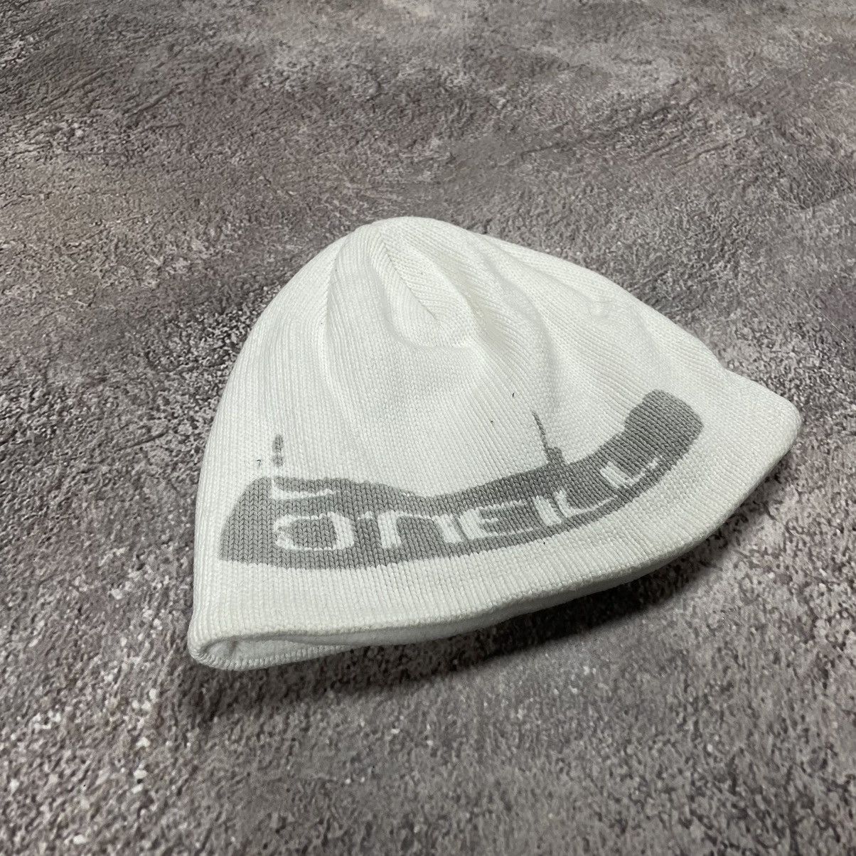 Vintage Vintage 90s ONeill Cream Mohair Beanie Knit Hat Grunge OS Size ONE SIZE - 3 Thumbnail
