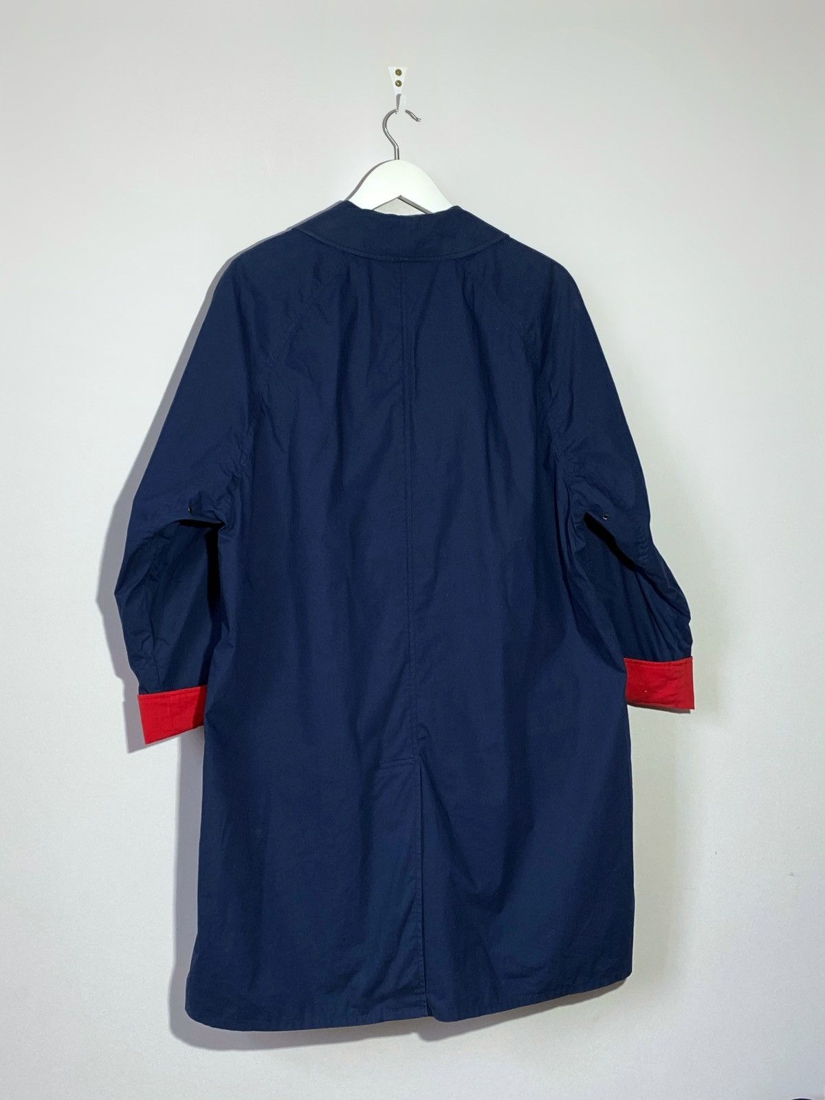 Burberry Vintage 1990s Burberry’s Navy Coat Jacket Japanese Vibes Size US M / EU 48-50 / 2 - 8 Thumbnail