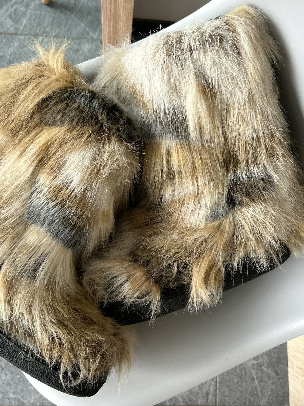 Japanese Brand FAUX FUR RICK OWENS VIBE YETI BOOTS STYLE hysteric glamour Size US 8.5 / EU 41-42 - 5 Thumbnail