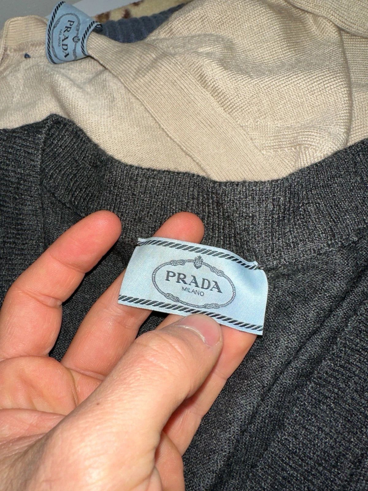 Prada Prada Wool Silk Knit Cardigan Button Front Italy Size IT 40 Size M / US 6-8 / IT 42-44 - 9 Thumbnail