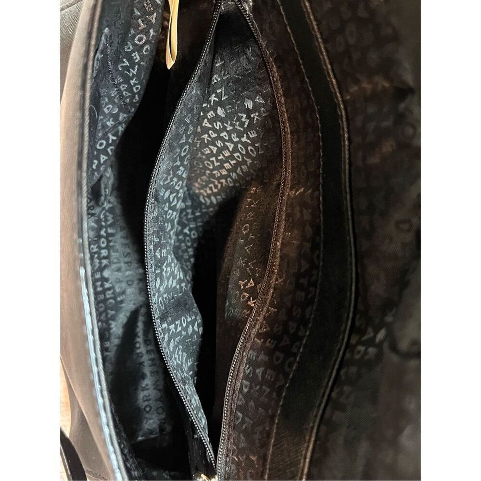 Kate Spade Kate Spade Alisanne Leather Crossbody Handbag Black $359 COA Size ONE SIZE - 9 Thumbnail