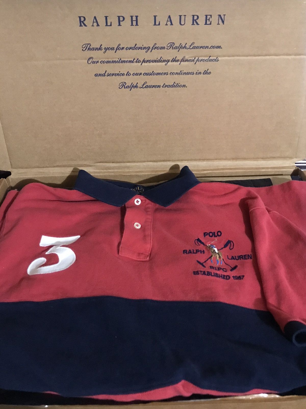 Polo Ralph Lauren Polo Ralph Lauren RLPC Big Pony #3 Size XXL Classic Fit Size US L / EU 52-54 / 3 - 1 Thumbnail