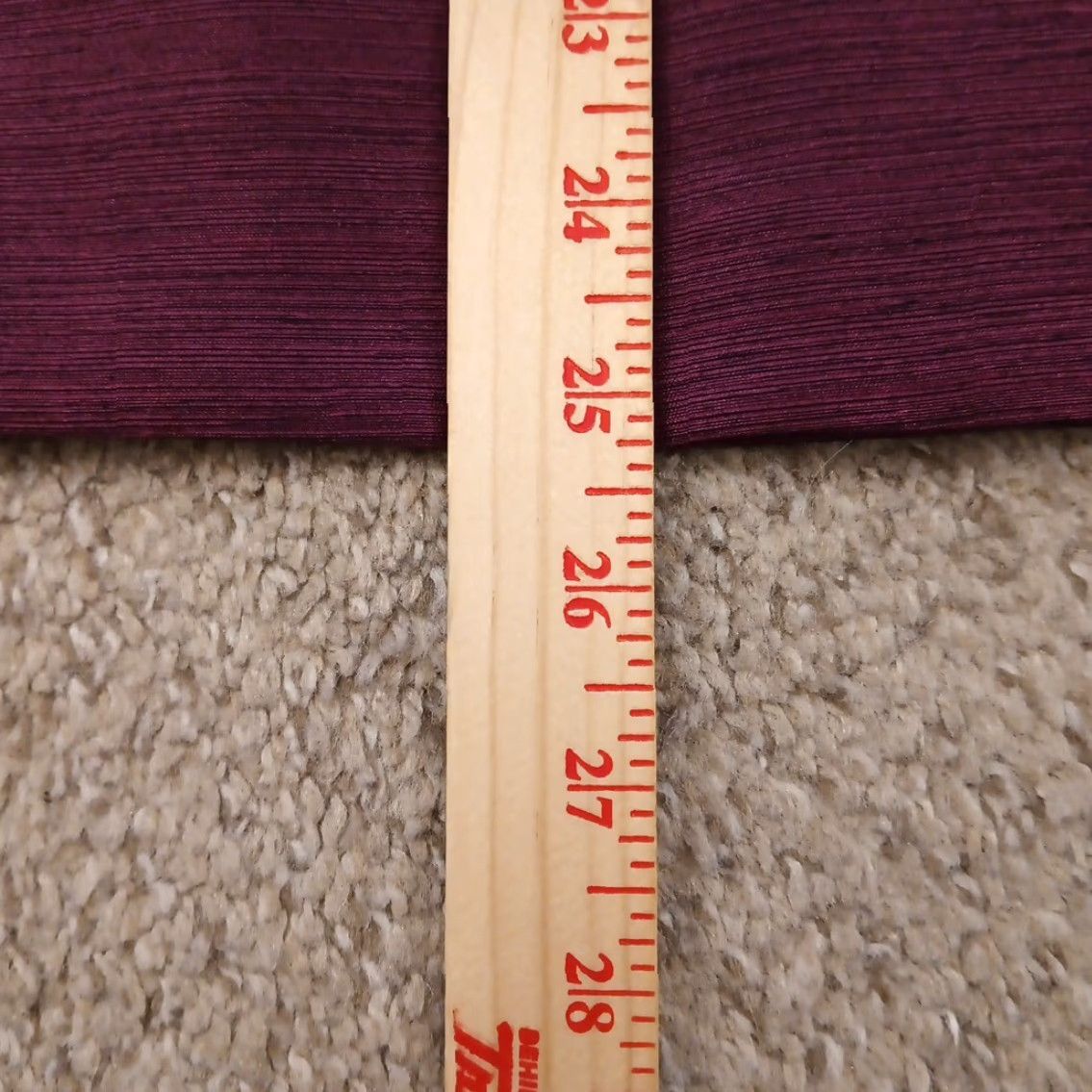 Vintage Le Suit Skirt Knee Length Women's Size 8 Purple Heather Lined Slit Pencil Slit Polyester Rayon Dry Clean Only Vintage No Regular Casual/Workwear Size 30" / US 8 / IT 44 - 5 Thumbnail