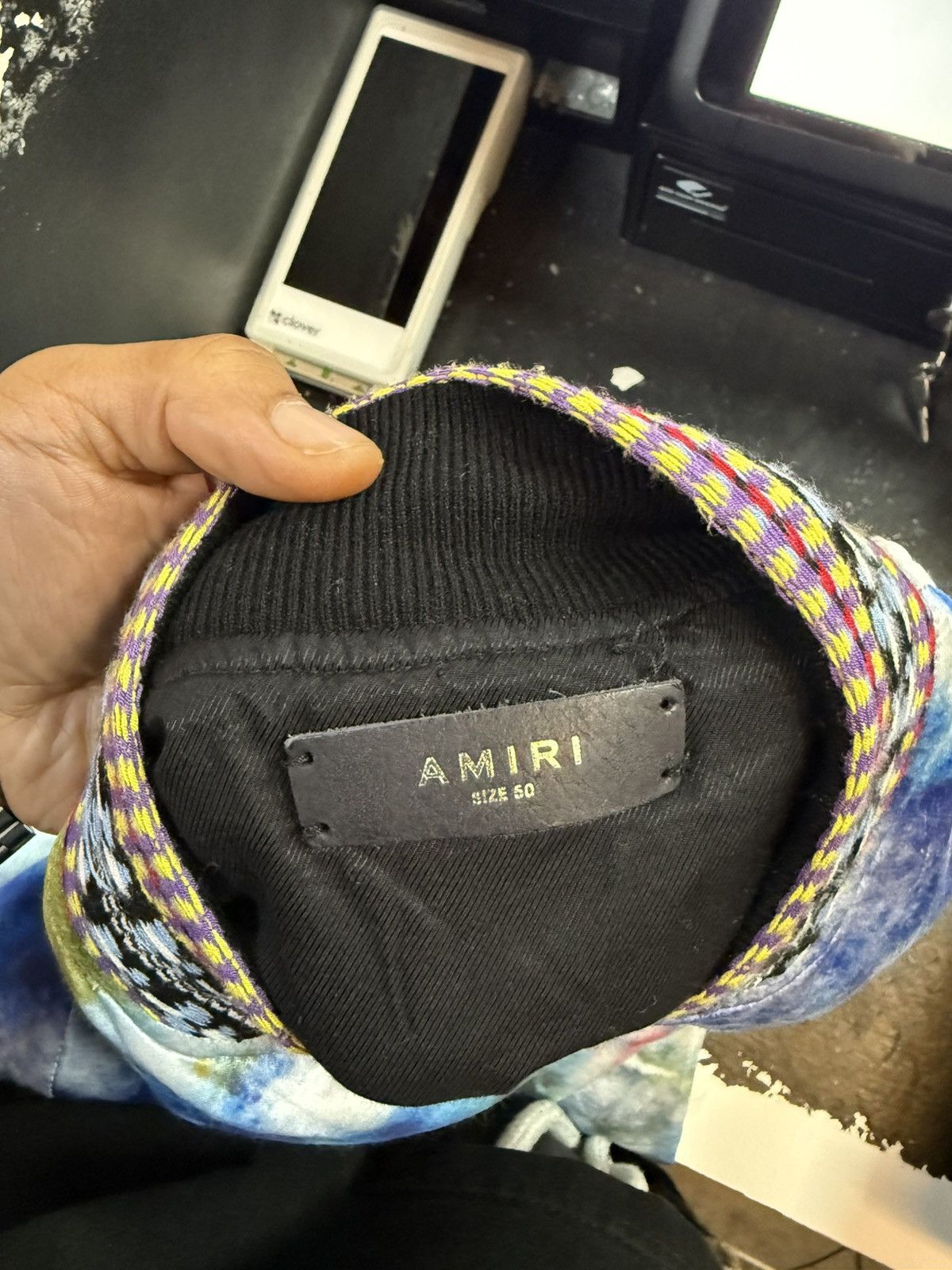 Amiri Amiri Tie Dye Bomber with Embroidered Cuffs Size US M / EU 48-50 / 2 - 4 Thumbnail