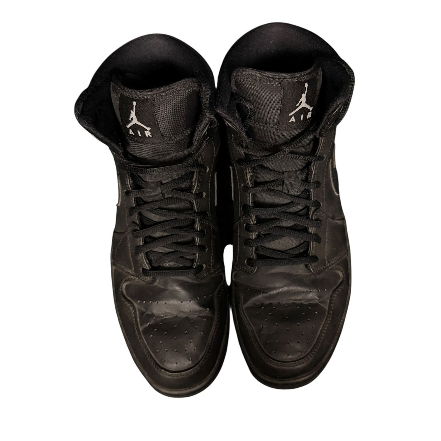 Nike Nike Air Jordan 1 Triple Black Shoes 554724-034 2016 12 Size US 12 / EU 45 - 4 Thumbnail