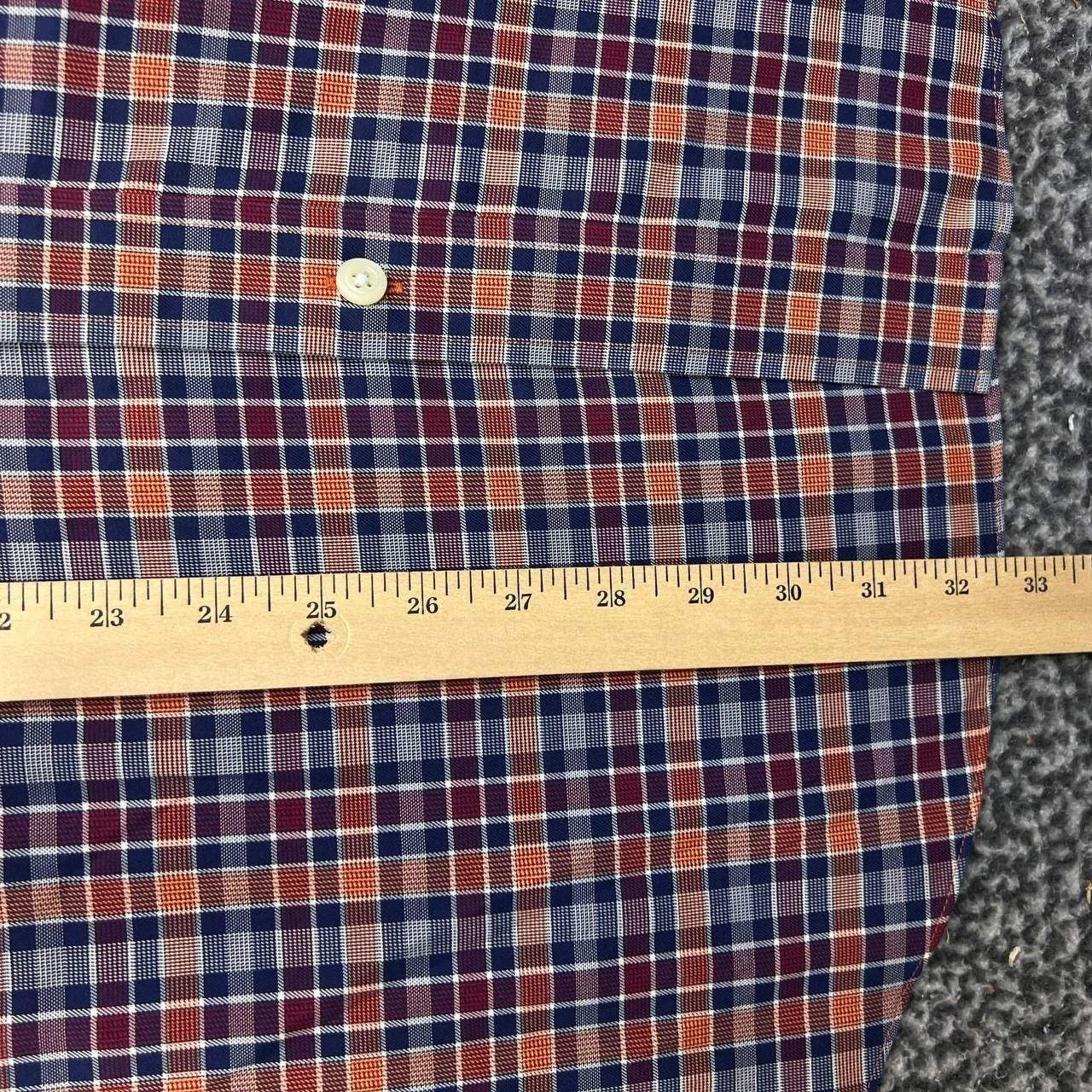 Orvis Orvis Button Down Shirt Men Orange Plaid Collared Cotton L Size US L / EU 52-54 / 3 - 6 Thumbnail