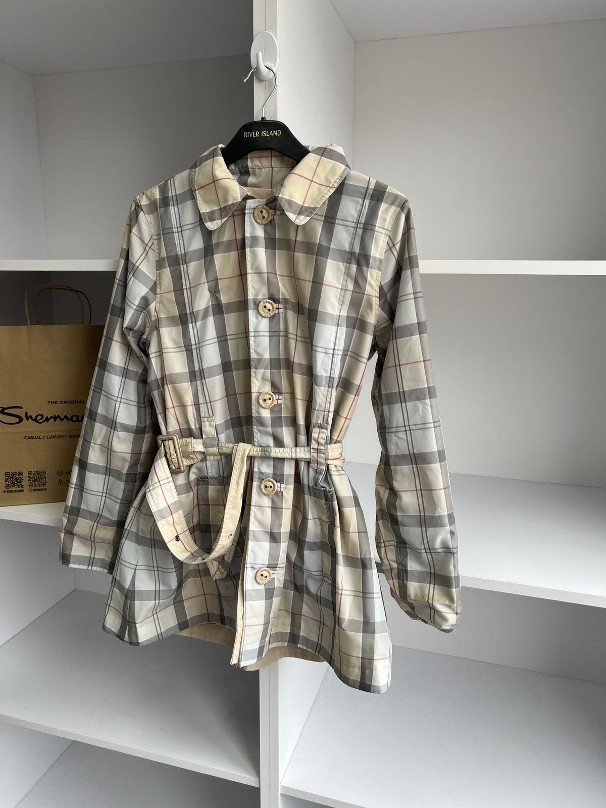 Barbour × Vintage Vintage Barbour Nova Check 2-sided women’s jacket Size L / US 10 / IT 46 - 15 Thumbnail