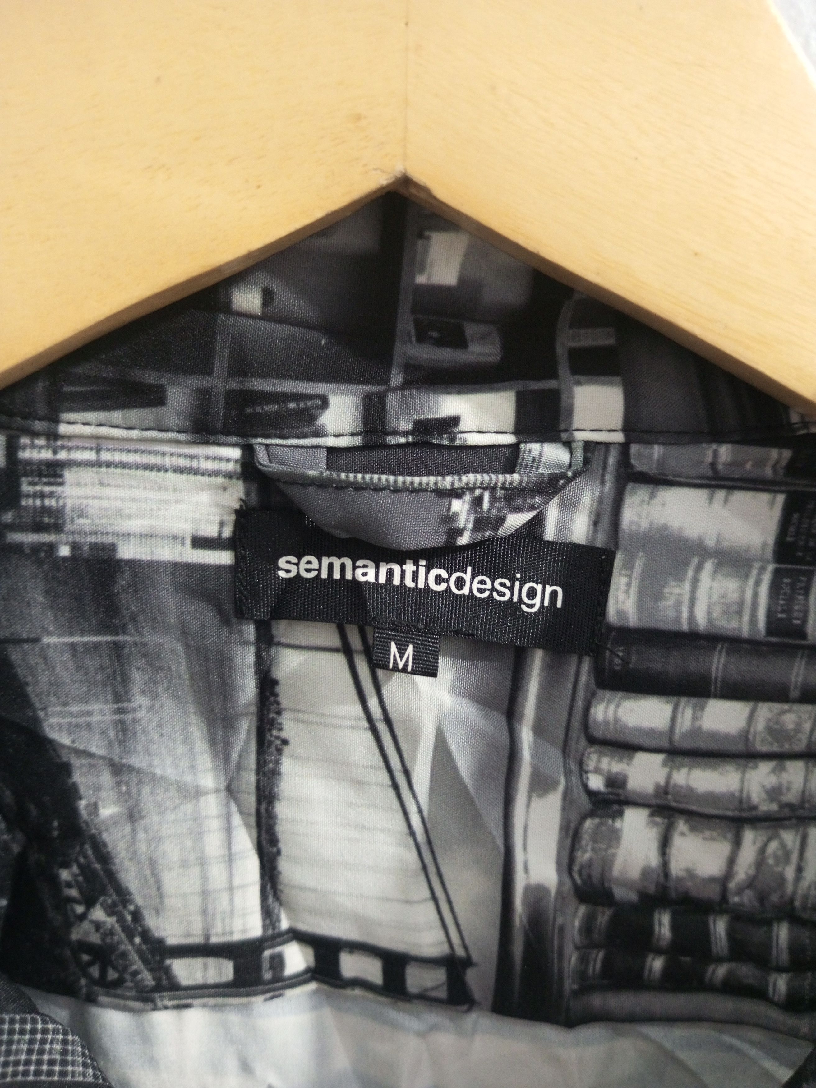 If Six Was Nine Vintage Semantic design open colar all over print shirt Size US M / EU 48-50 / 2 - 11 Thumbnail