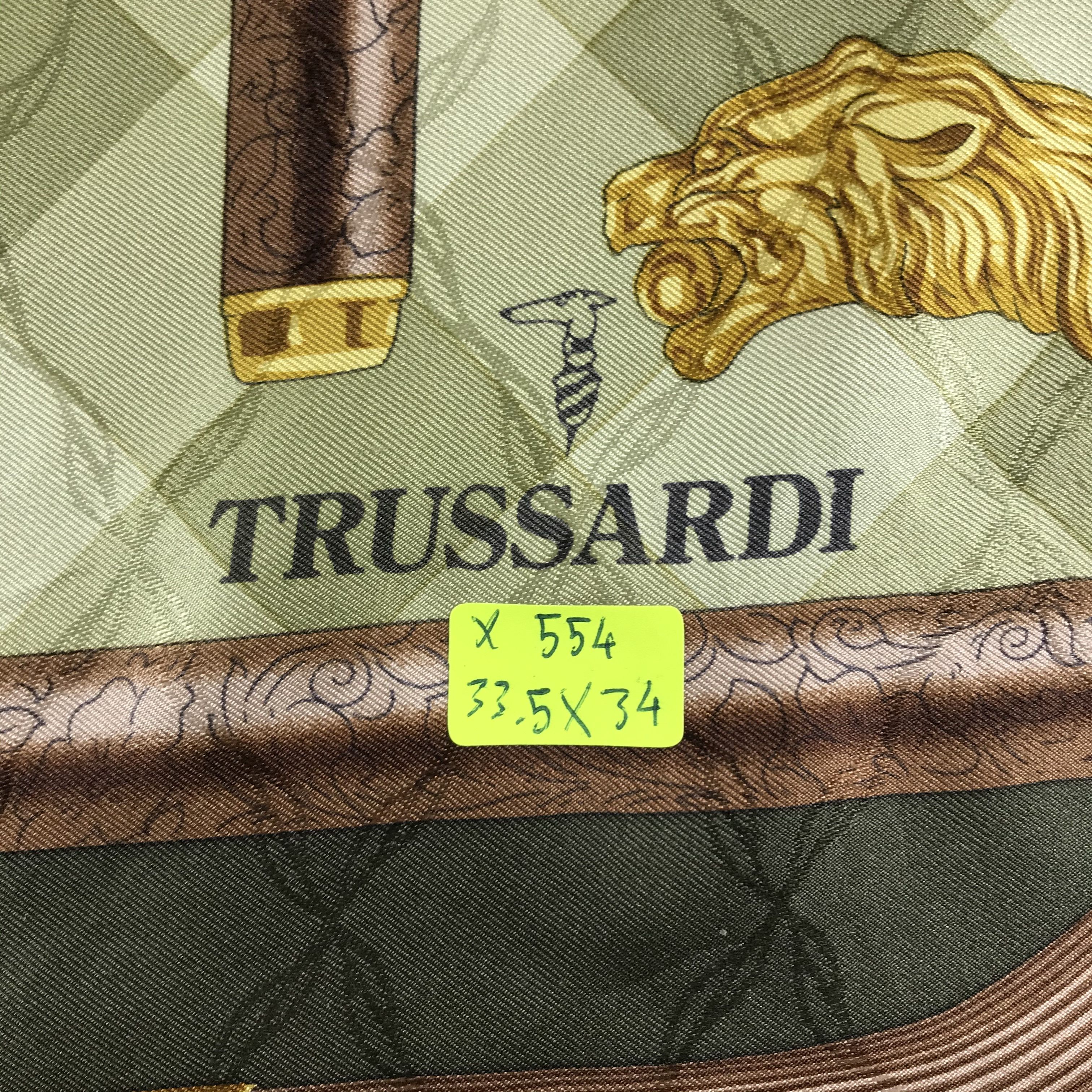 Trussardi Vintage Trussardi Silk Scarf Size ONE SIZE - 5 Thumbnail