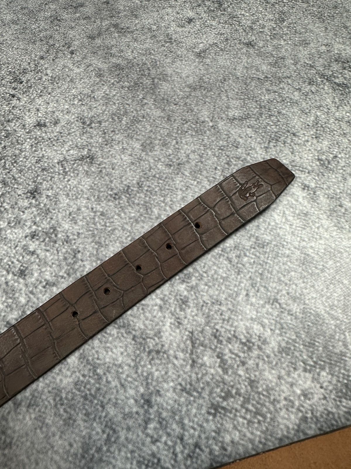 Lacoste Vintage Lacoste Belts Streetwear Style USA Crocodile Skin Size ONE SIZE - 5 Thumbnail