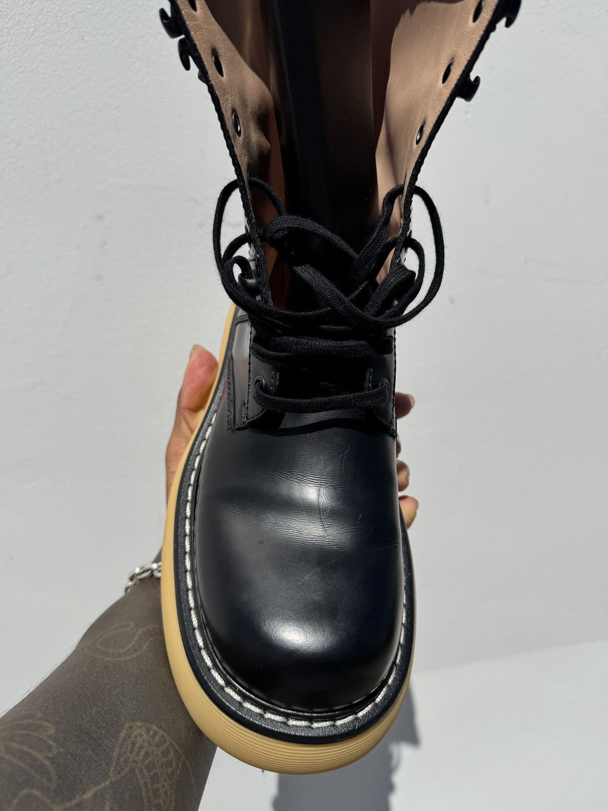 Bottega Veneta Bottega "The Bounce" Combat Boot IT39 Size US 9 / IT 39 - 5 Thumbnail
