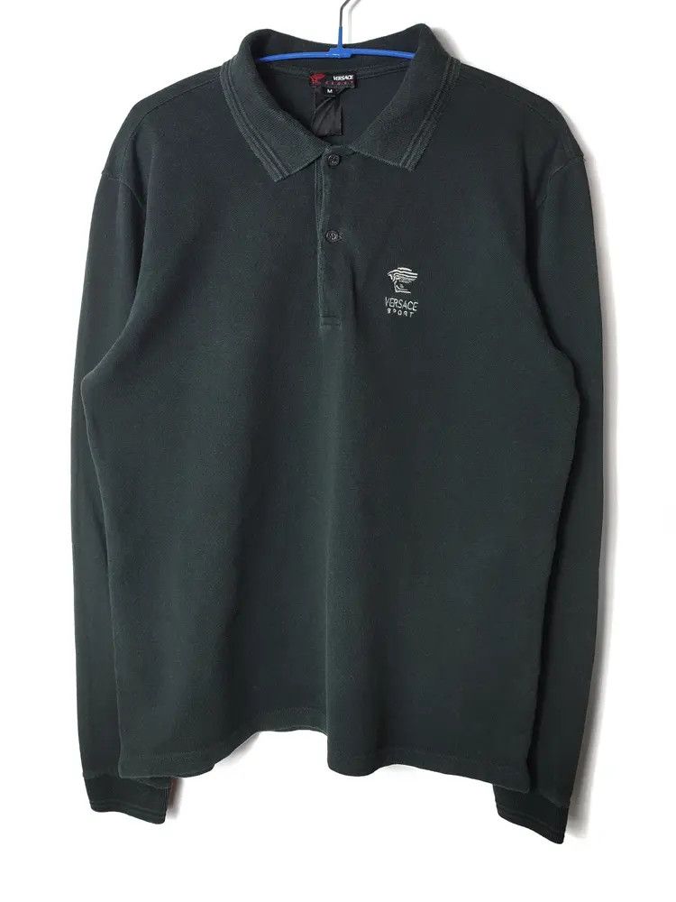 Versace Versace Sport Long sleeve black shirt Size US M / EU 48-50 / 2 - 2 Thumbnail