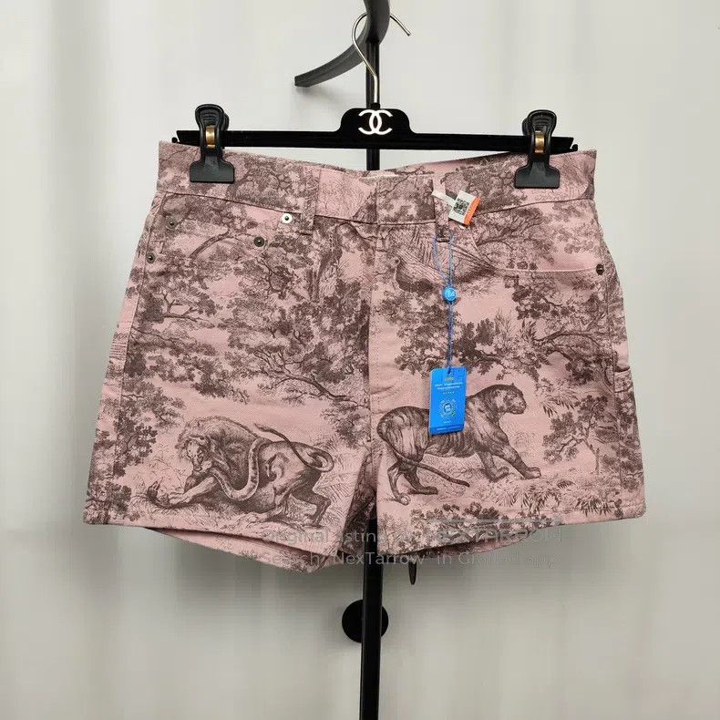 Dior Dior Zoo Series Denim Shorts Size 27" / US 4 / IT 40 - 1 Thumbnail