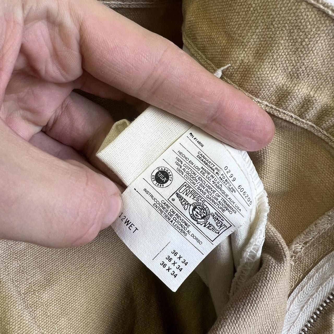 Carhartt Carhartt Men's Beige Work Pants 00s Size US 36 / EU 52 - 8 Thumbnail