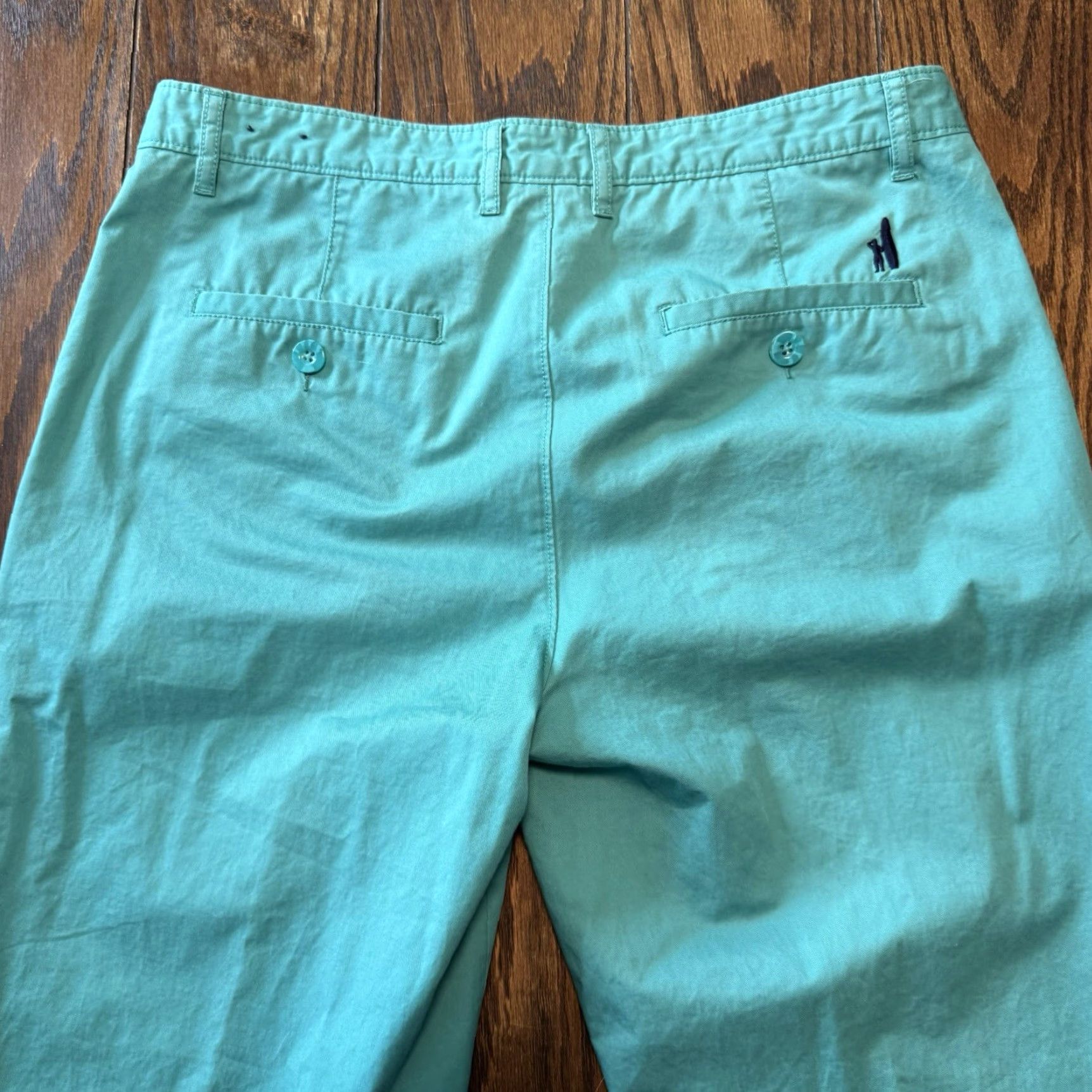 johnnie-O Johnnie-O Casual Chino Pants Men's 34x34 Teal Size US 34 / EU 50 - 7 Thumbnail