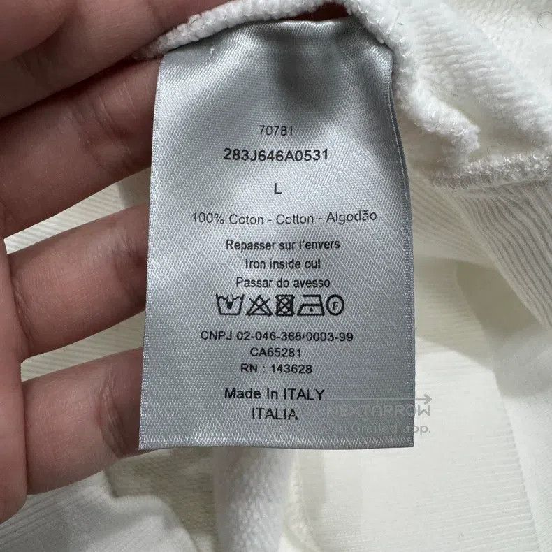 Dior Dior FW22 Logo letter round neck long-sleeved sweatshirt Size US L / EU 52-54 / 3 - 5 Thumbnail