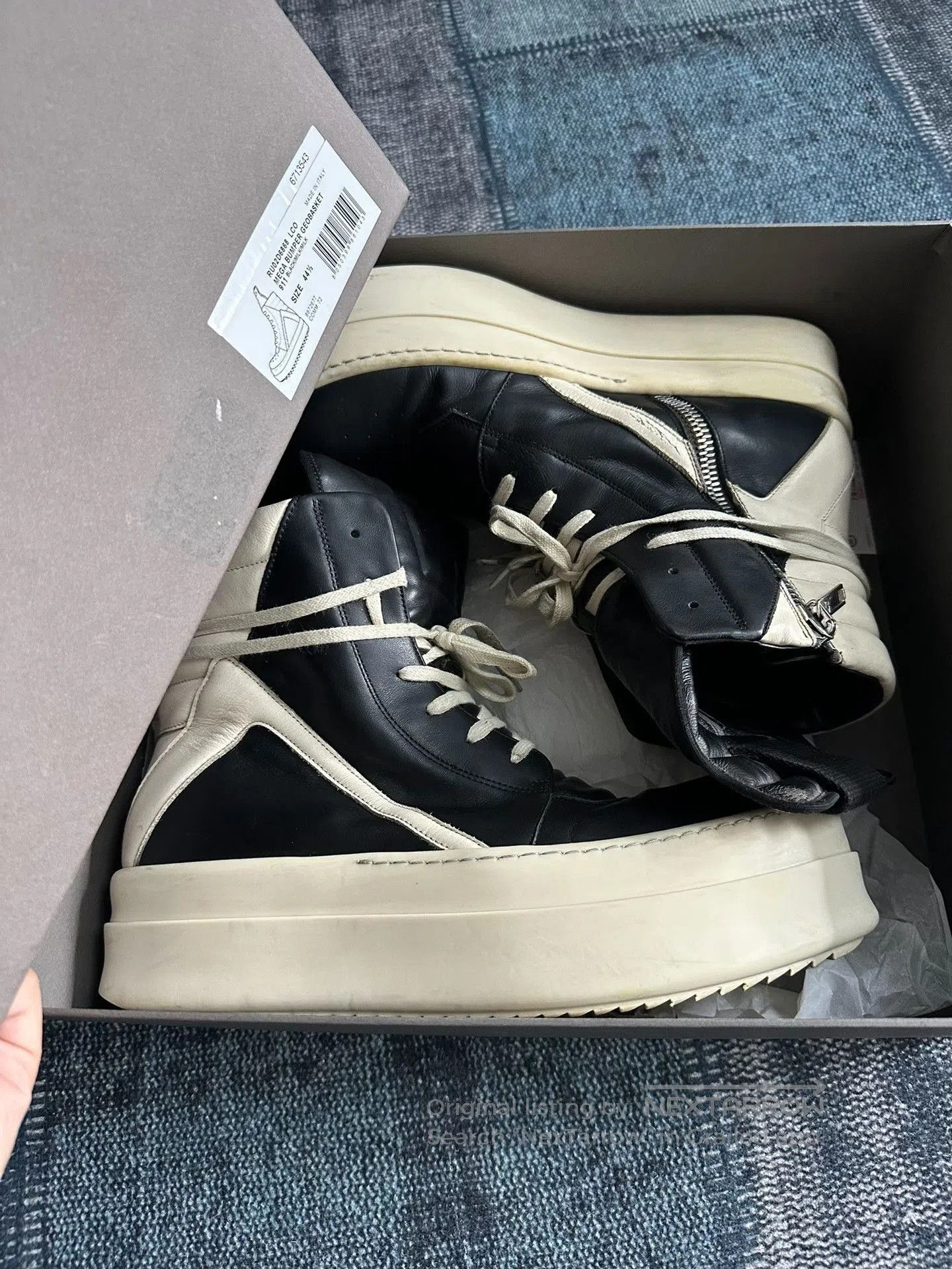 Rick Owens Rick Owens Thick Sole Inverted Triangle. Size US 11 / EU 44 - 9 Thumbnail