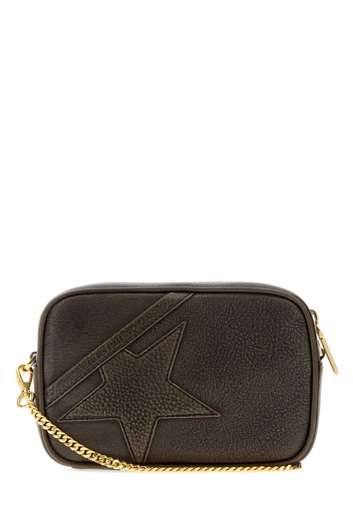 Golden Goose Dark Brown Leather Mini Crossbody Bag Size ONE SIZE - 1 Thumbnail