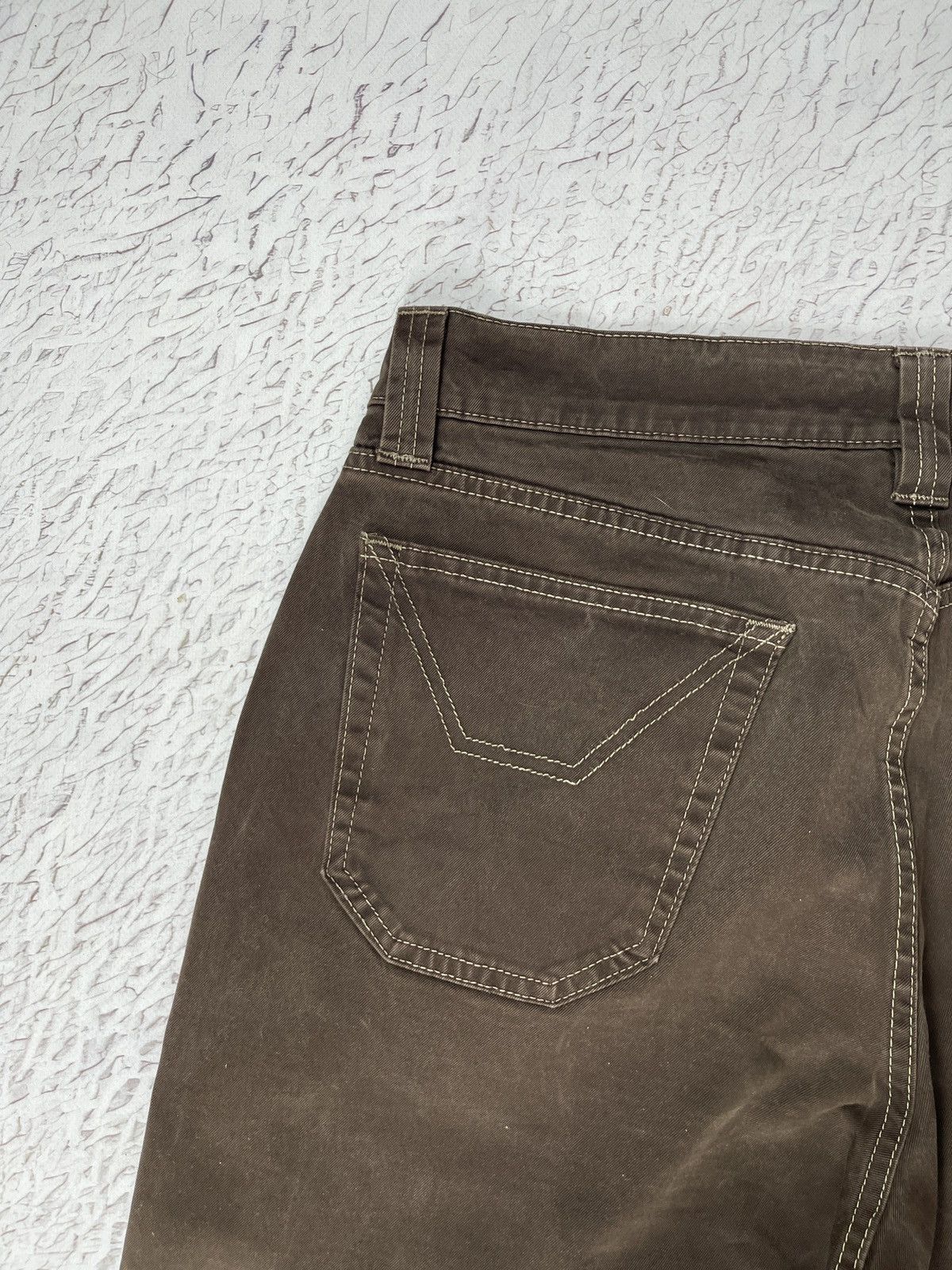 Jeckerson Jeckerson vintage brown smart casual denim pants Size US 34 / EU 50 - 21 Thumbnail