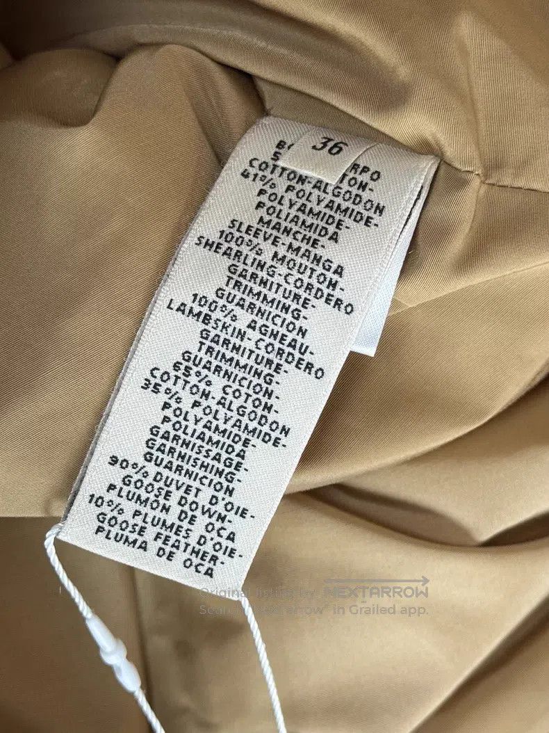 Hermes Hermes Fur and Leather Integrated Cotton Coat Size XS / US 0-2 / IT 36-38 - 6 Thumbnail