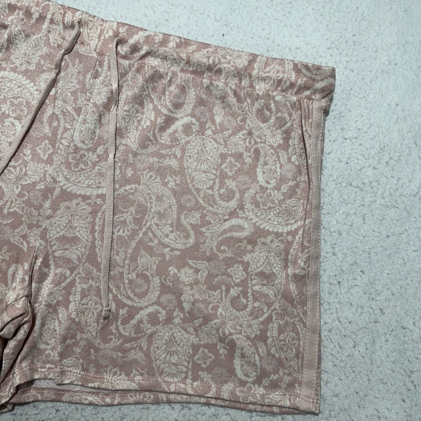 Lucky Brand Lucky Brand XXL Sweat Shorts 4” Inseam Sleepwear Pink Floral Size 42" / US 20 - 3 Thumbnail