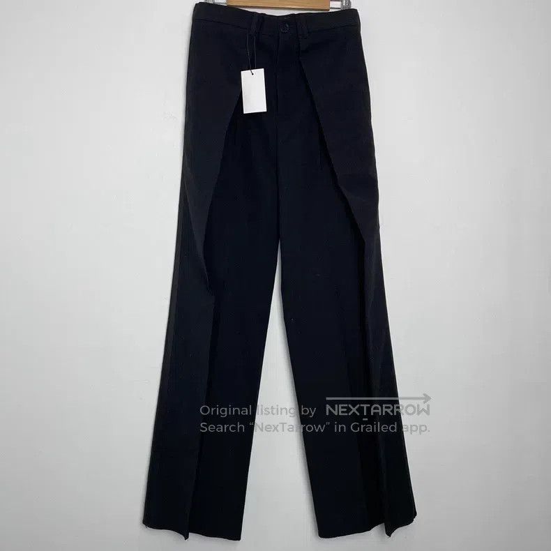 Balenciaga Balenciaga size XXS Solid color pleated buttoned wool wide Size US 27 - 1 Thumbnail