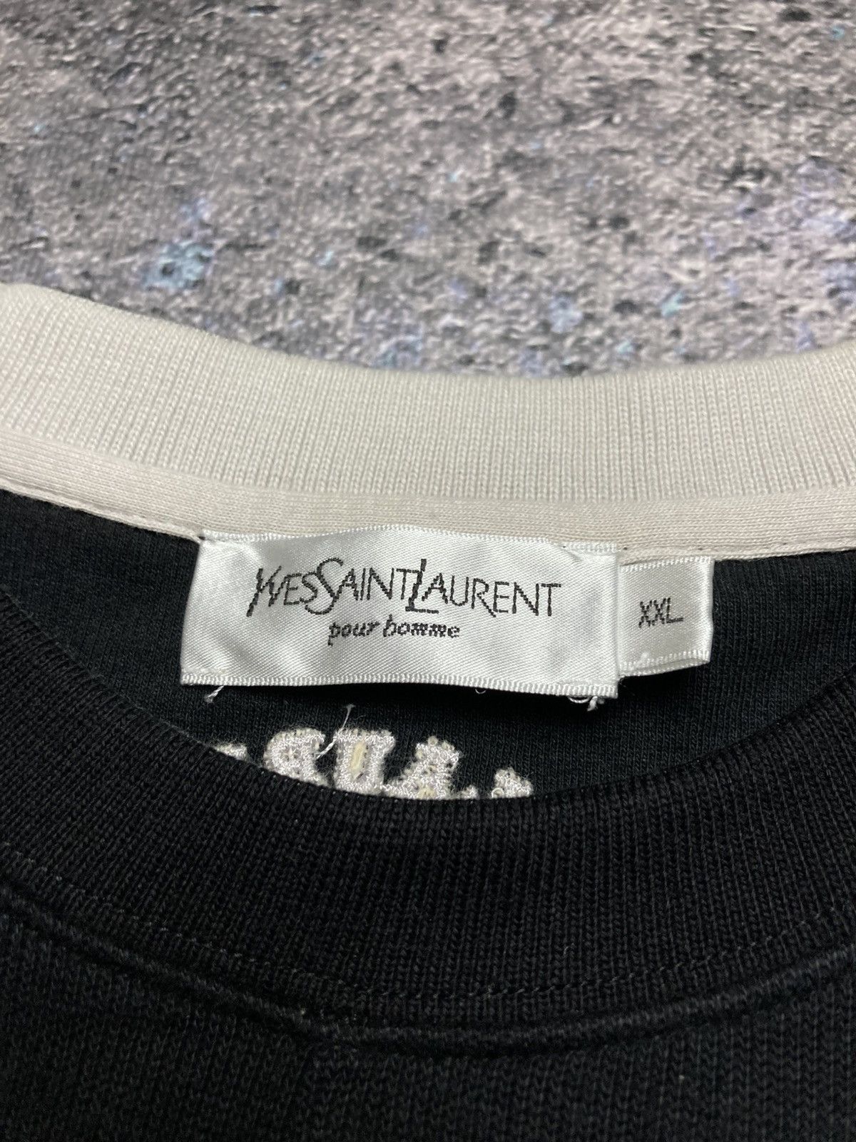 Vintage × Yves Saint Laurent Sweatshirt Yves Saint Laurent Big Logo Streetwear Vintage Size US XL / EU 56 / 4 - 6 Thumbnail