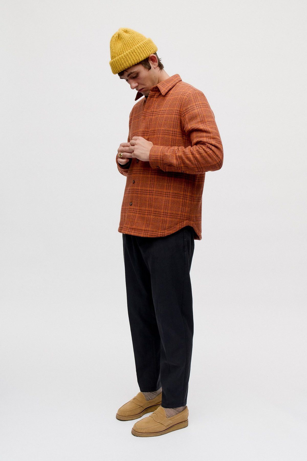 A Kind Of Guise 52/XL - 100% Virgin Wool Padded Overshirt Size US XL / EU 56 / 4 - 5 Thumbnail