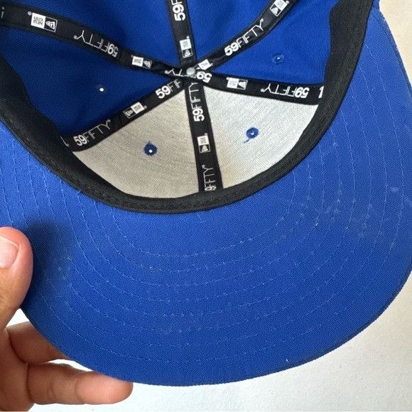 New Era 59Fifty New York NY Giants Fitted Baseball Cap Mens Size 8 E Size ONE SIZE - 8 Thumbnail