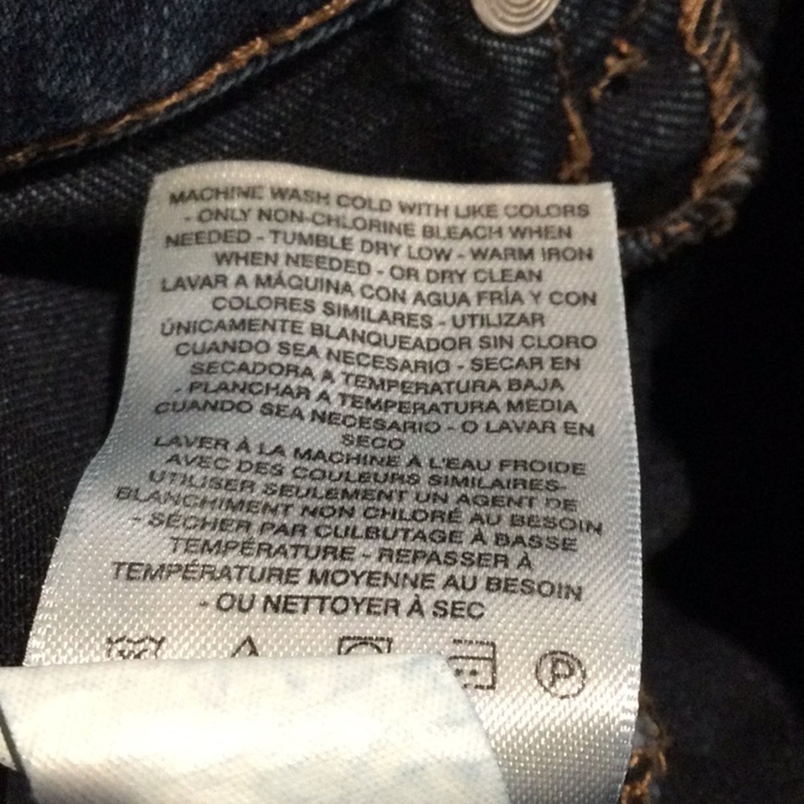 Other Jessica Simpson 'Kiss Me Super Skinny' Dark Denim Jeans 28 Size 28" / US 6 / IT 42 - 10 Thumbnail