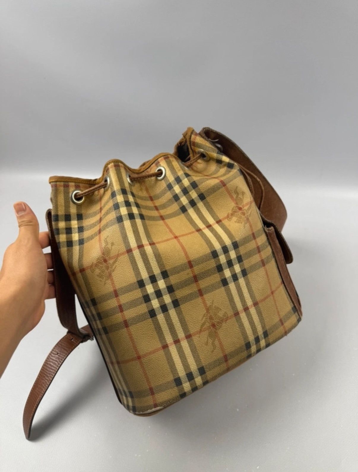 Burberry Burberry bucketbag vintage whit novacheck monogram Size ONE SIZE - 8 Thumbnail