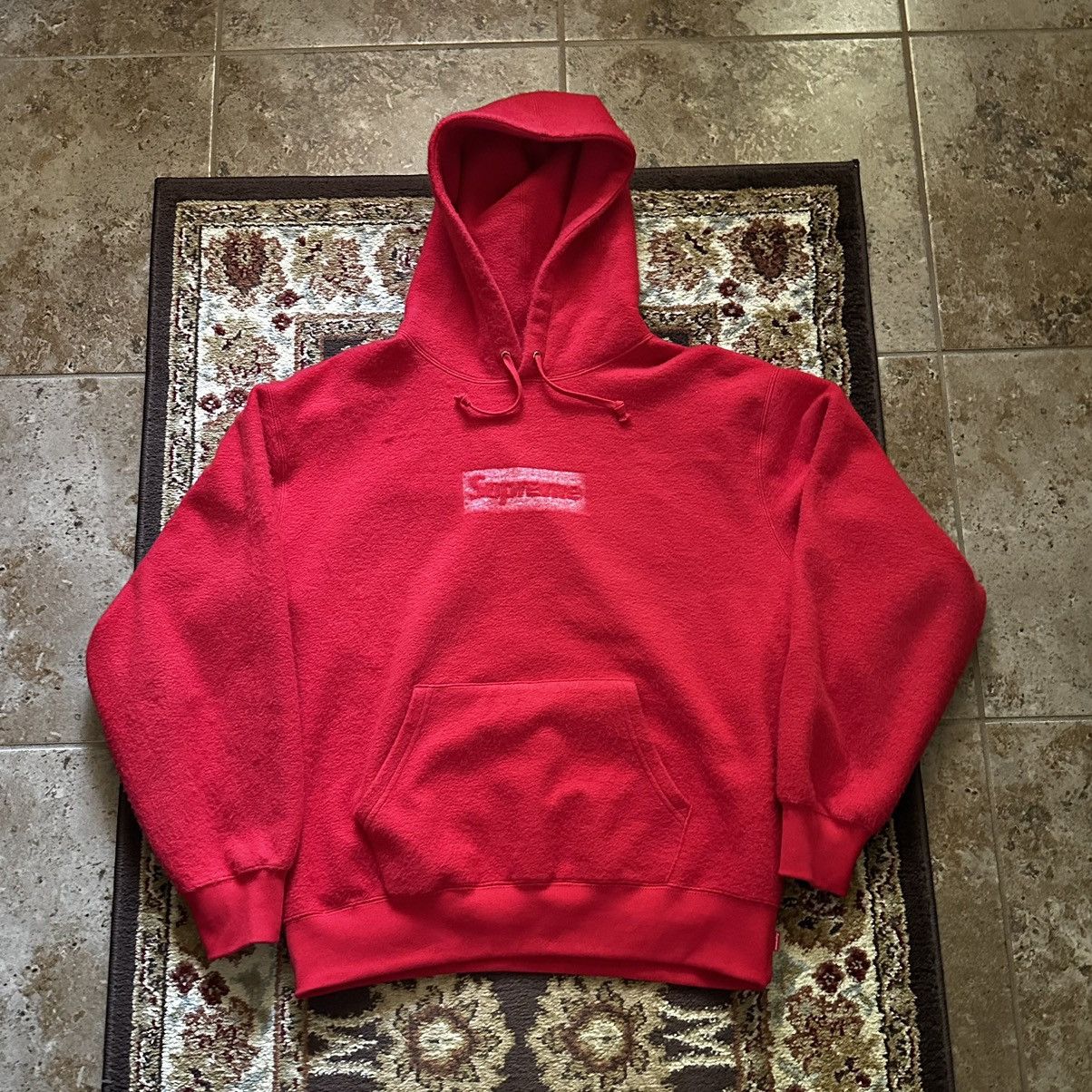 Supreme Inside Out Box Logo Red Hoodie | Grailed