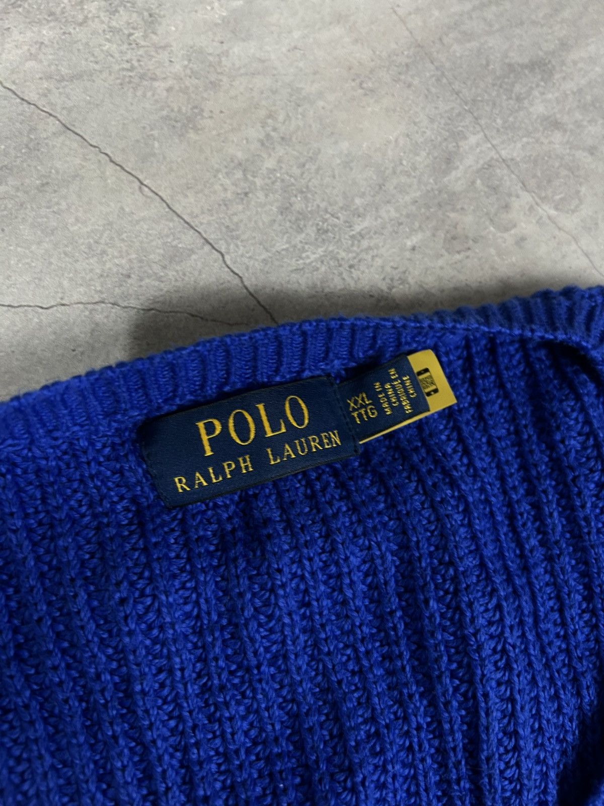 Polo Ralph Lauren × Vintage Vintage Knit Polo Ralph Lauren Golf Sweatshirt Oldmoney Size US XXL / EU 58 / 5 - 10 Thumbnail