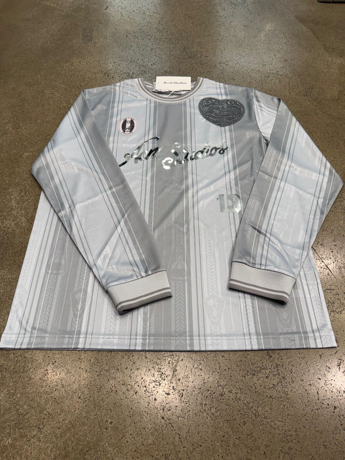 ACNE STUDIOS - Football Jersey Grey