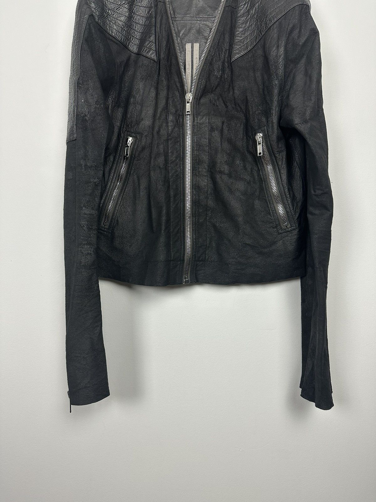 Rick Owens SS21 ‘PHLEGETHON’ Performa Shoulder Cropped Klaus Jacket Size US M / EU 48-50 / 2 - 4 Thumbnail