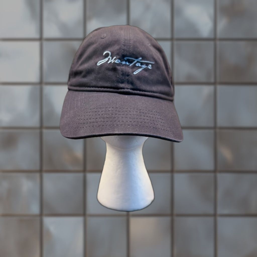 Vintage Montage Hat Mens One Size Blue Twill Strapback Adjustable Golf Laguna Beach Size ONE SIZE - 1 Thumbnail