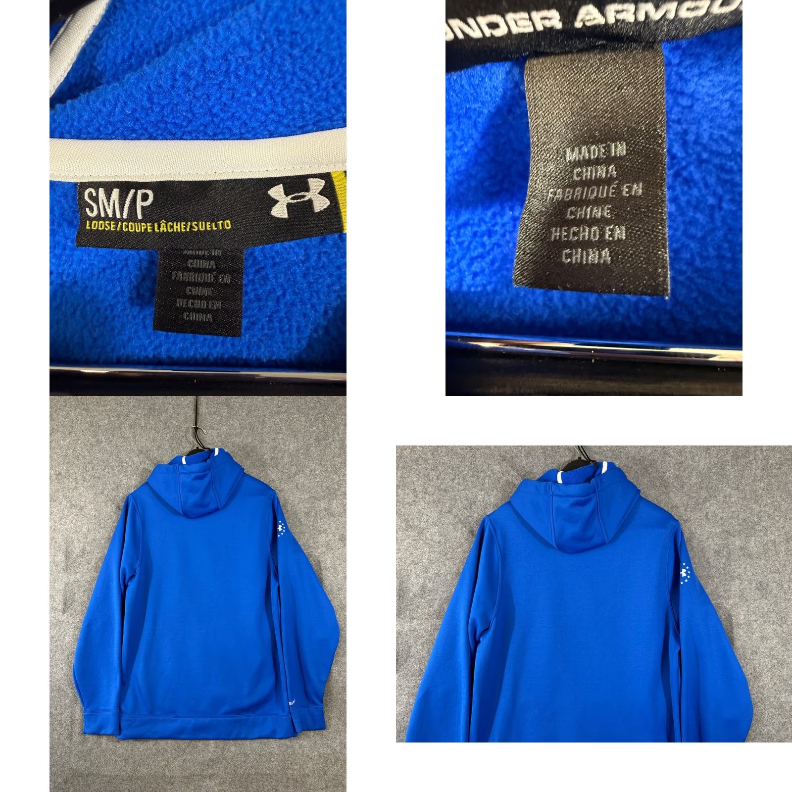 Under Armour Under Armour Wounded Warrior Project Hooded Sweatshirt Mens S Blue Fleece Loose Pullover Hoodie Shirt Size US S / EU 44-46 / 1 - 8 Thumbnail