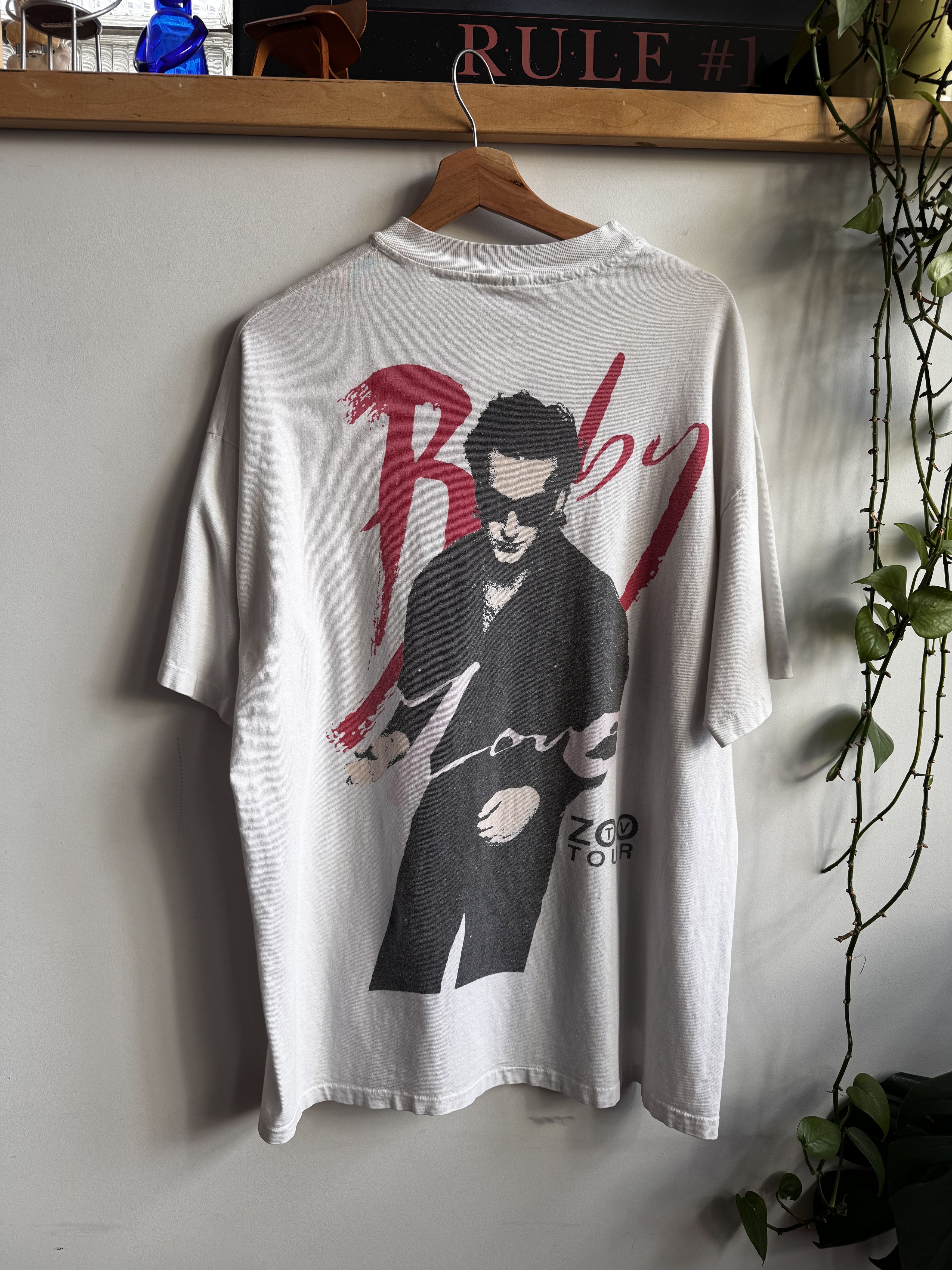 Vintage 90s U2 Zoo Tour AOP Tshirt Size XL Size US XL / EU 56 / 4 - 2 Thumbnail