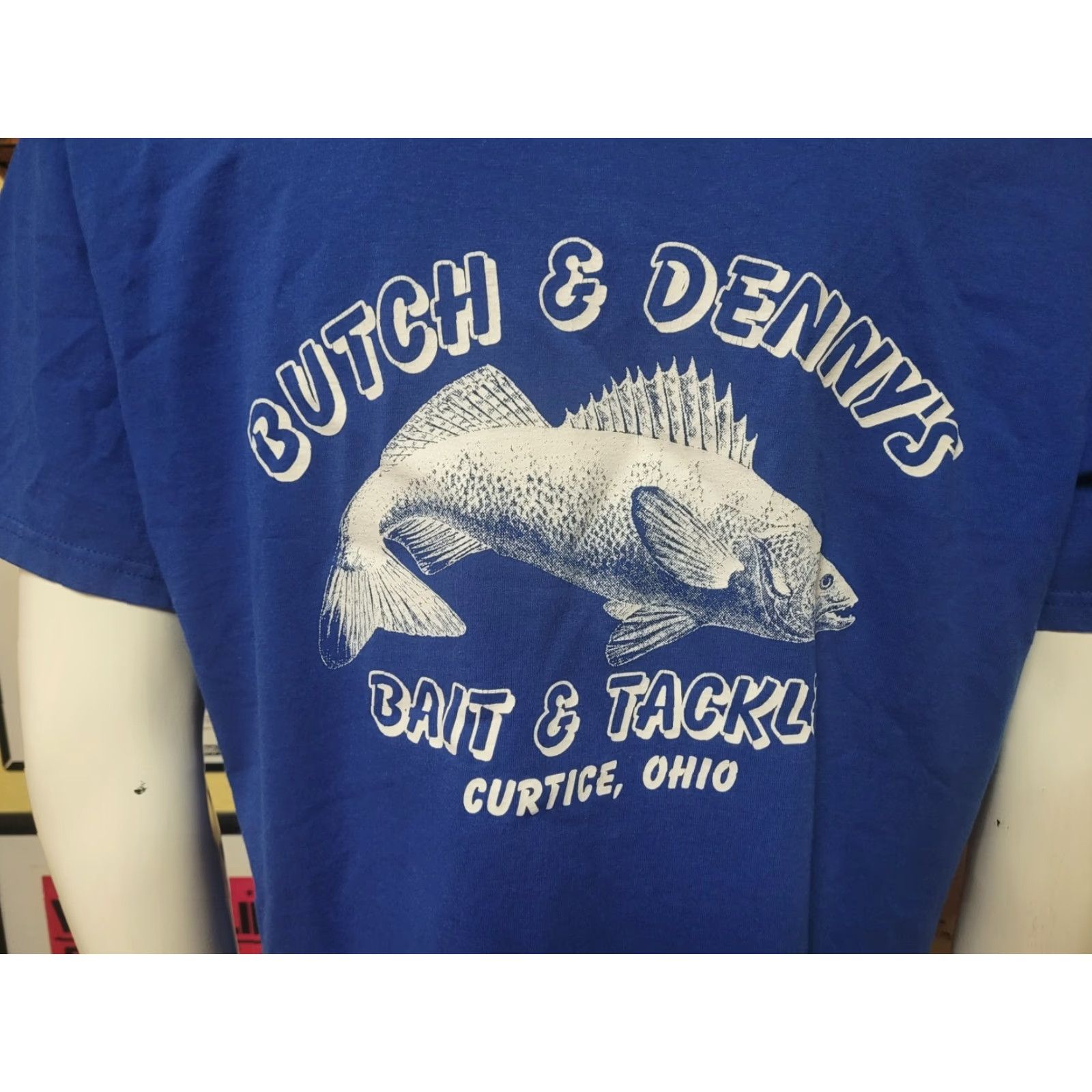 Jerzees VINTAGE Butch & Denny's Bait & Tackle T Shirt XL Men Blue Jerzees 50.50 Fishing Nautical Graphic Tee Shirt Size US XL / EU 56 / 4 - 4 Thumbnail