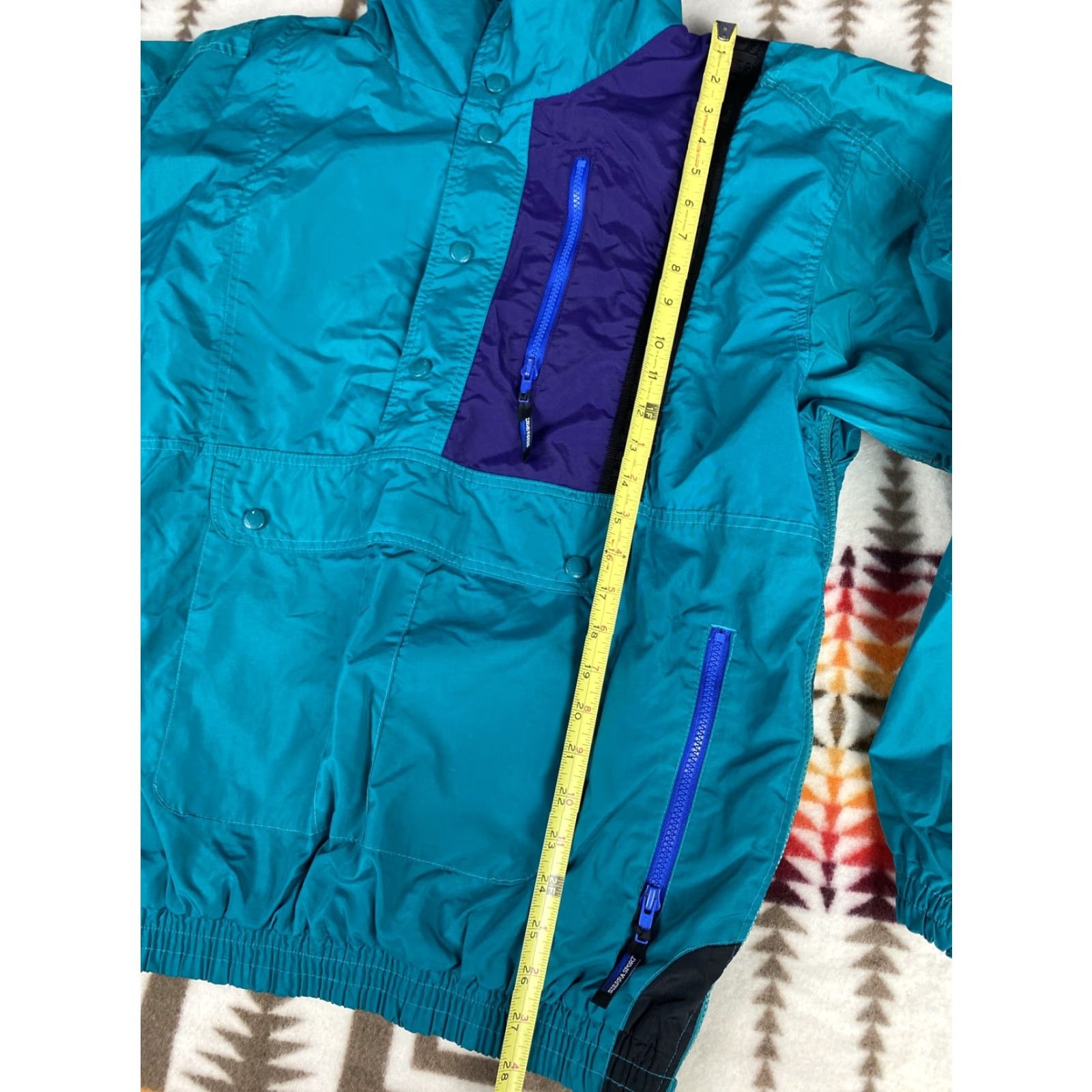 AQUA VINTAGE Sierra Sport Windbreaker Jacket Mens XL Blue 90s EUC VTG Size US XL / EU 56 / 4 - 4 Thumbnail