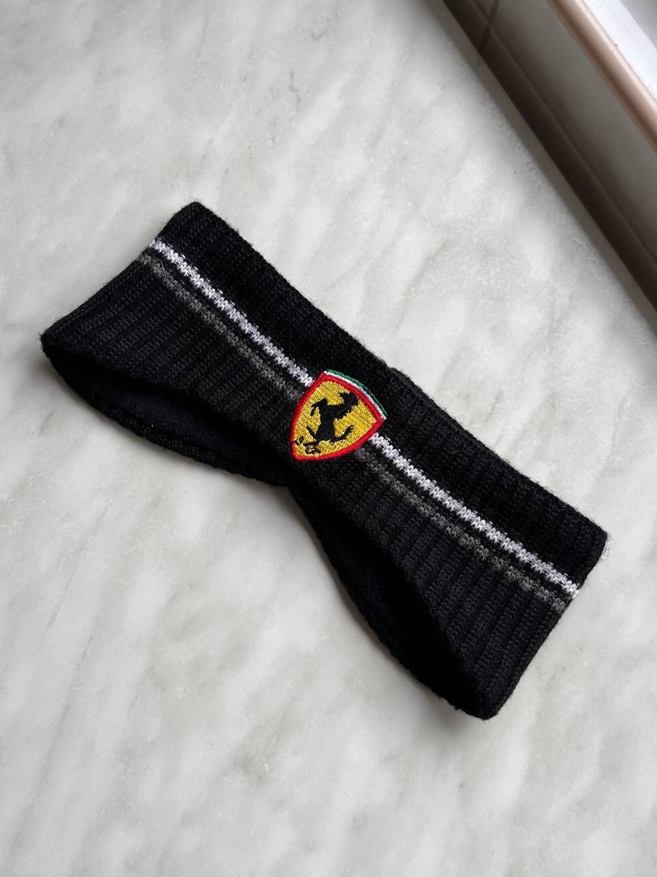 Ferrari × Vintage Vintage Classic Logo Ferrari Headband Hype Formula 1 Hat Size ONE SIZE - 4 Thumbnail