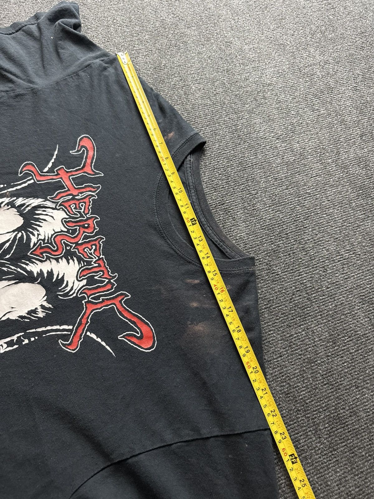Band Tees 00s Heretic Underdogs Metal Band Graphic T Shirt Distressed Size US XL / EU 56 / 4 - 21 Thumbnail