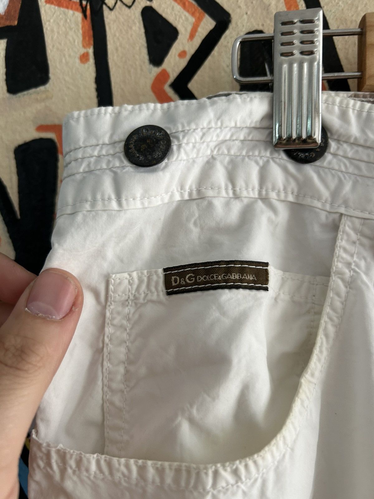 Dolce & Gabbana Vintage Dolce Gabbana Bermuda White Shorts Size US 34 / EU 50 - 4 Thumbnail