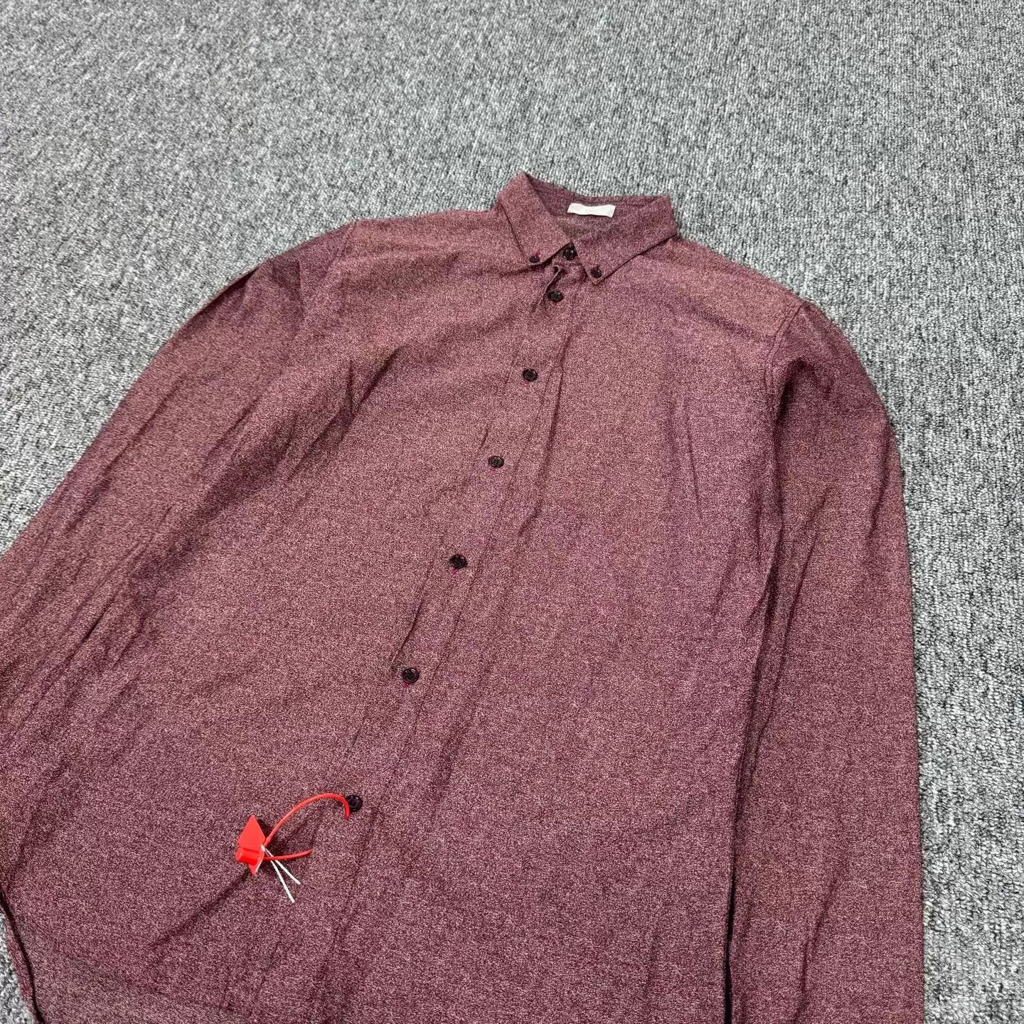 Dior Dior Cotton LS Shirt Dusty Rose w/Silver Thread 39 Size US M / EU 48-50 / 2 - 4 Thumbnail